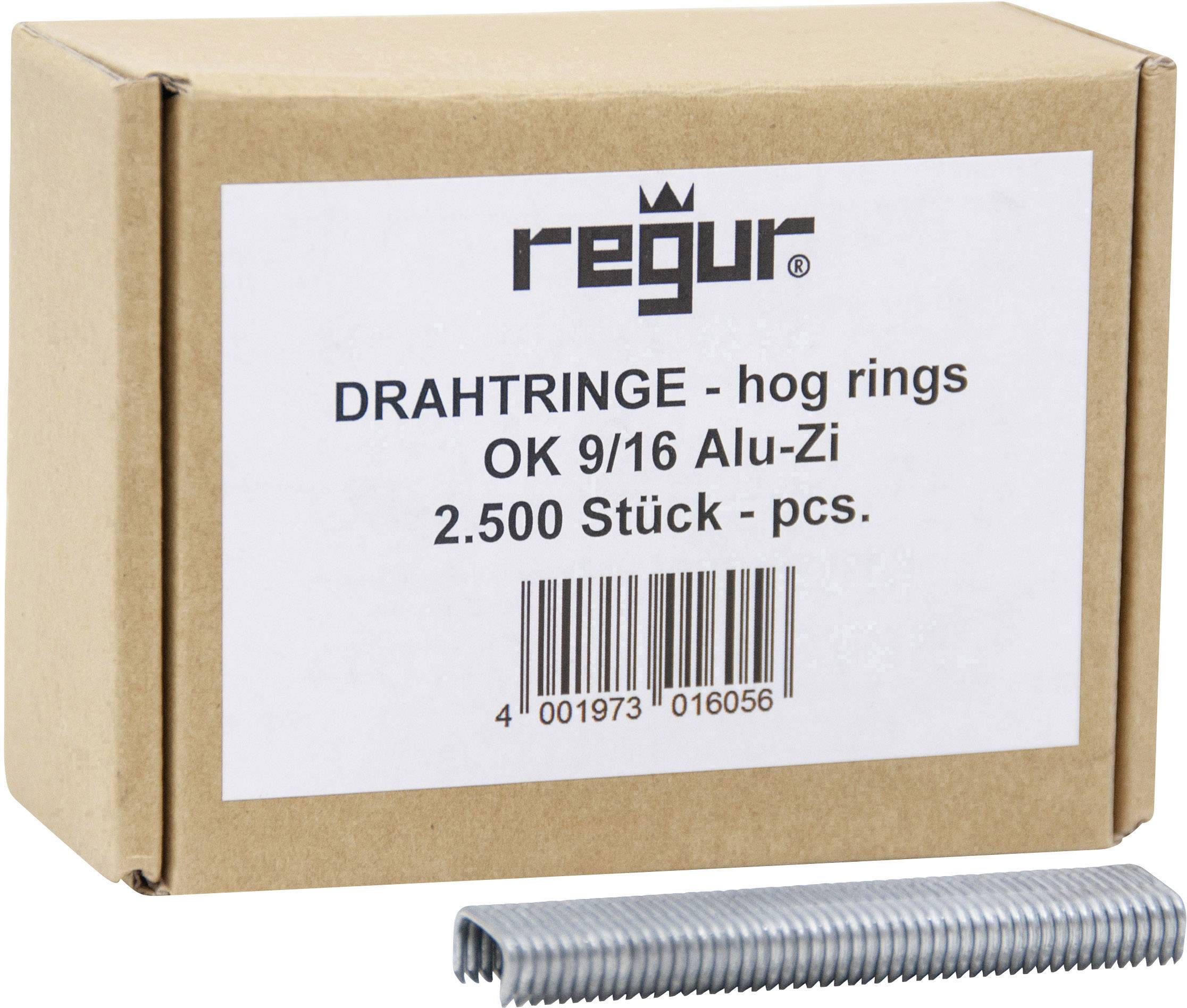 Regur 60725 Drahtringe 2500 St. Abmessungen (L x B) 16 mm x 8 mm
