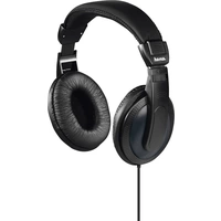 Hama Basic4TV TV Over Ear Kopfhörer kabelgebunden Schwarz Lautstärkeregelung Hama Basic4TV TV Over Ear Kopfhörer kabelgebunden Schwarz Lautstärkeregelung