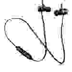 Lenco EPB-030BK pour le sport Écouteurs intra-auriculaires Bluetooth noir micro-casque, résistant à la sueur