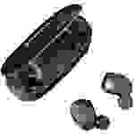 Lenco EPB-410BL Écouteurs intra-auriculaires Bluetooth noir micro-casque, résistant à la sueur, résistant à l'eau