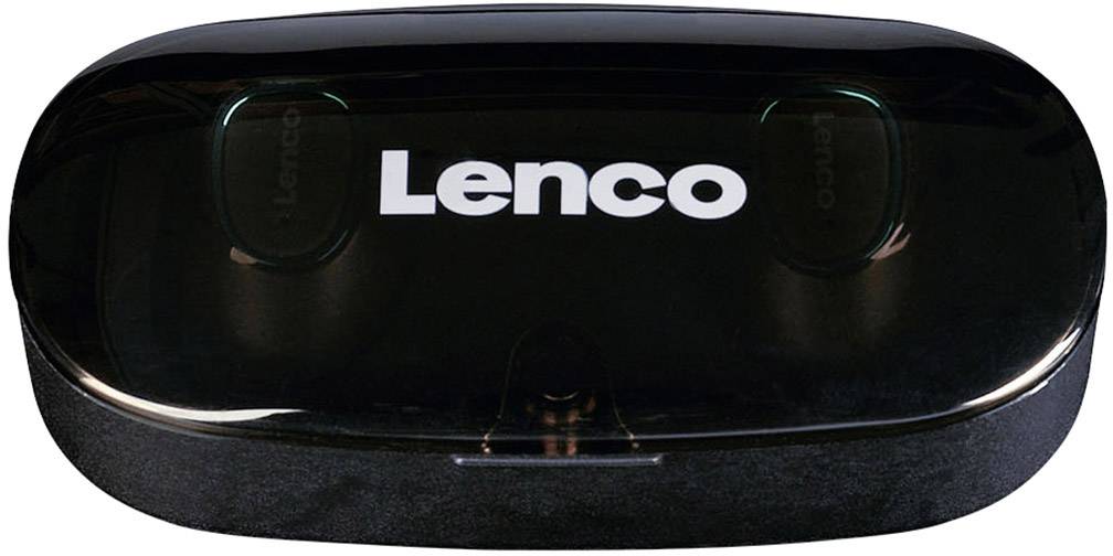 Lenco EPB-410BL In Ear Kopfhörer Bluetooth® Schwarz Headset, Schweißresistent, Wasserbeständig