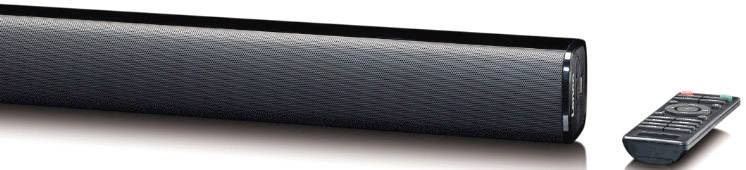 Lenco SB-080BK Soundbar Schwarz Bluetooth®, USB