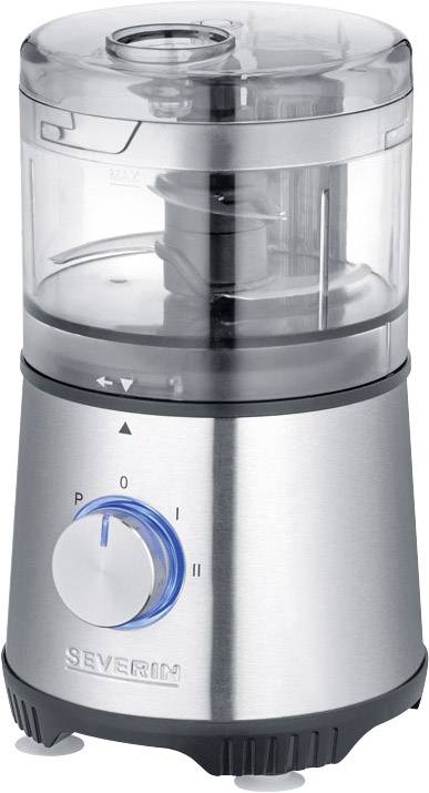 Severin KM 3865 Zerkleinerer 400 W Edelstahl (gebürstet), Schwarz