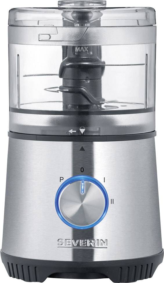 Severin KM 3865 Zerkleinerer 400 W Edelstahl (gebürstet), Schwarz
