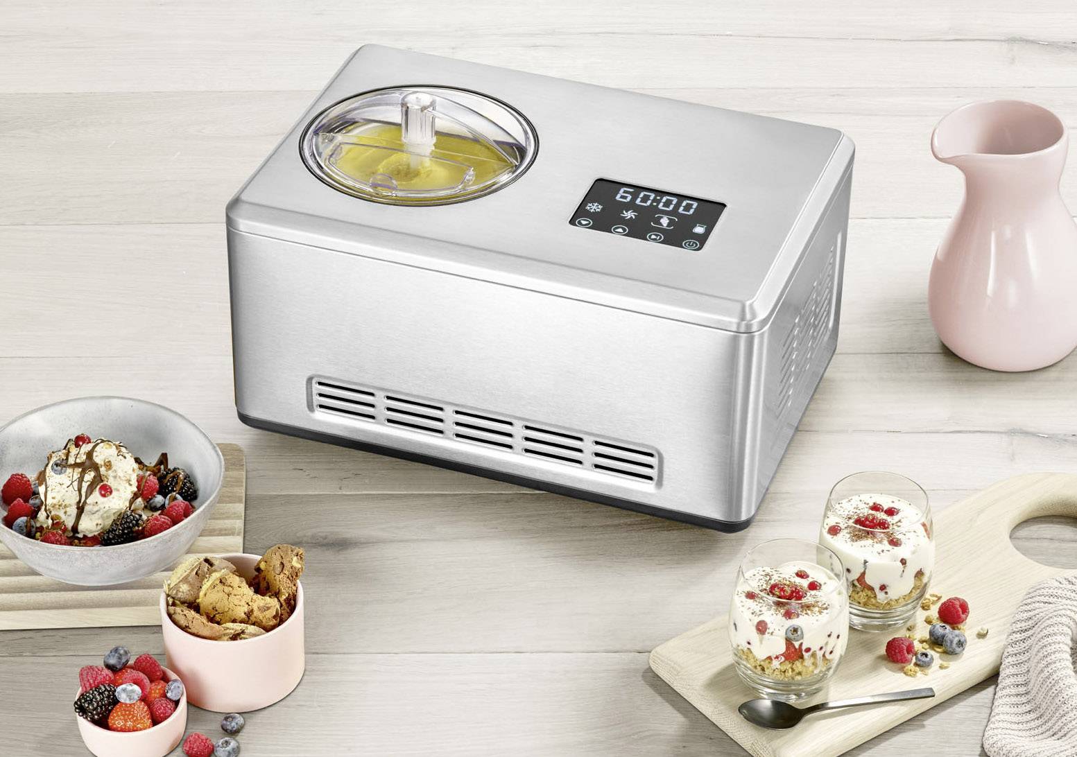 Severin EZ 7405 Eismaschine inkl. Kühlaggregat 2l