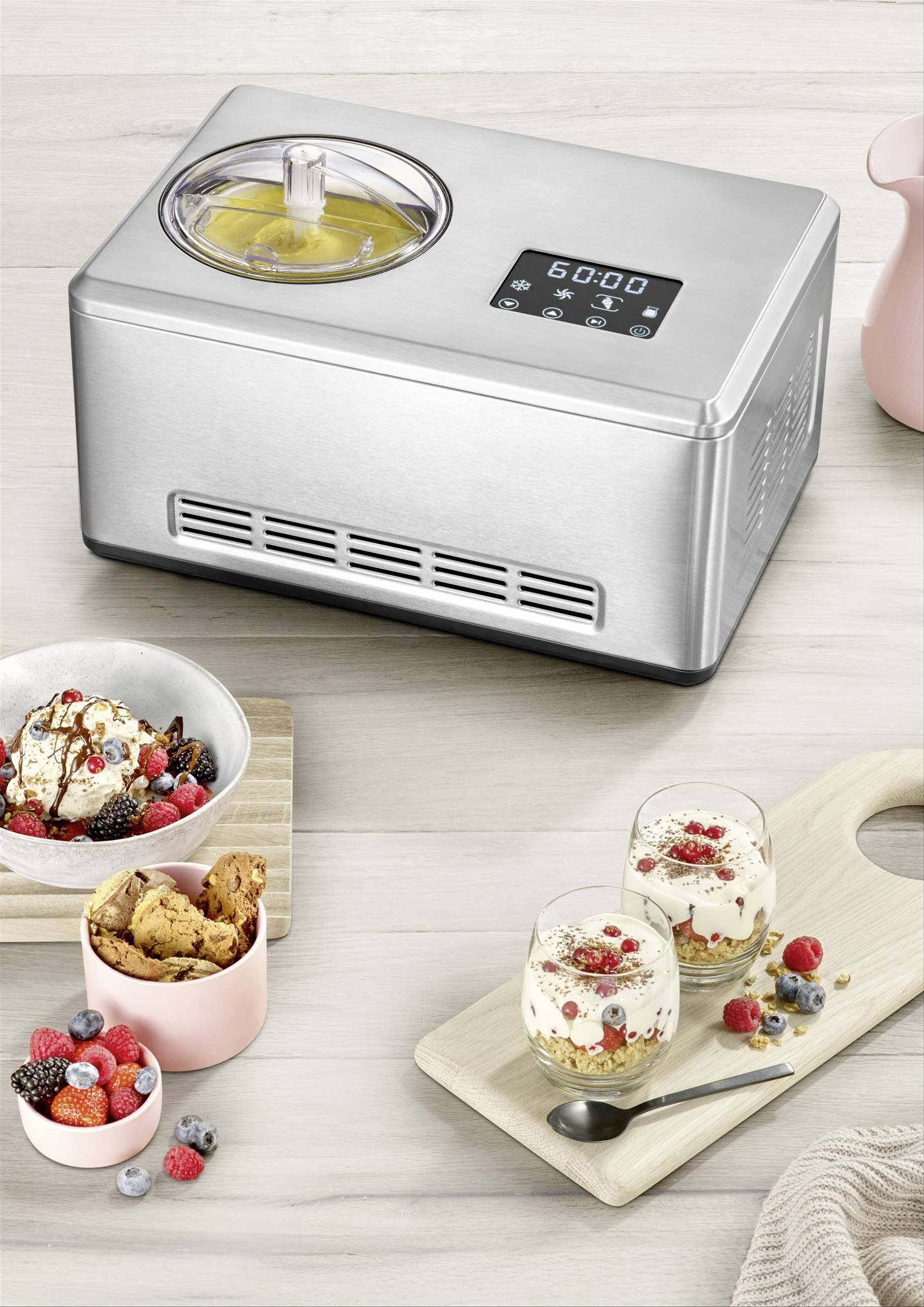 Severin EZ 7406 Eismaschine inkl. Kühlaggregat 2 l