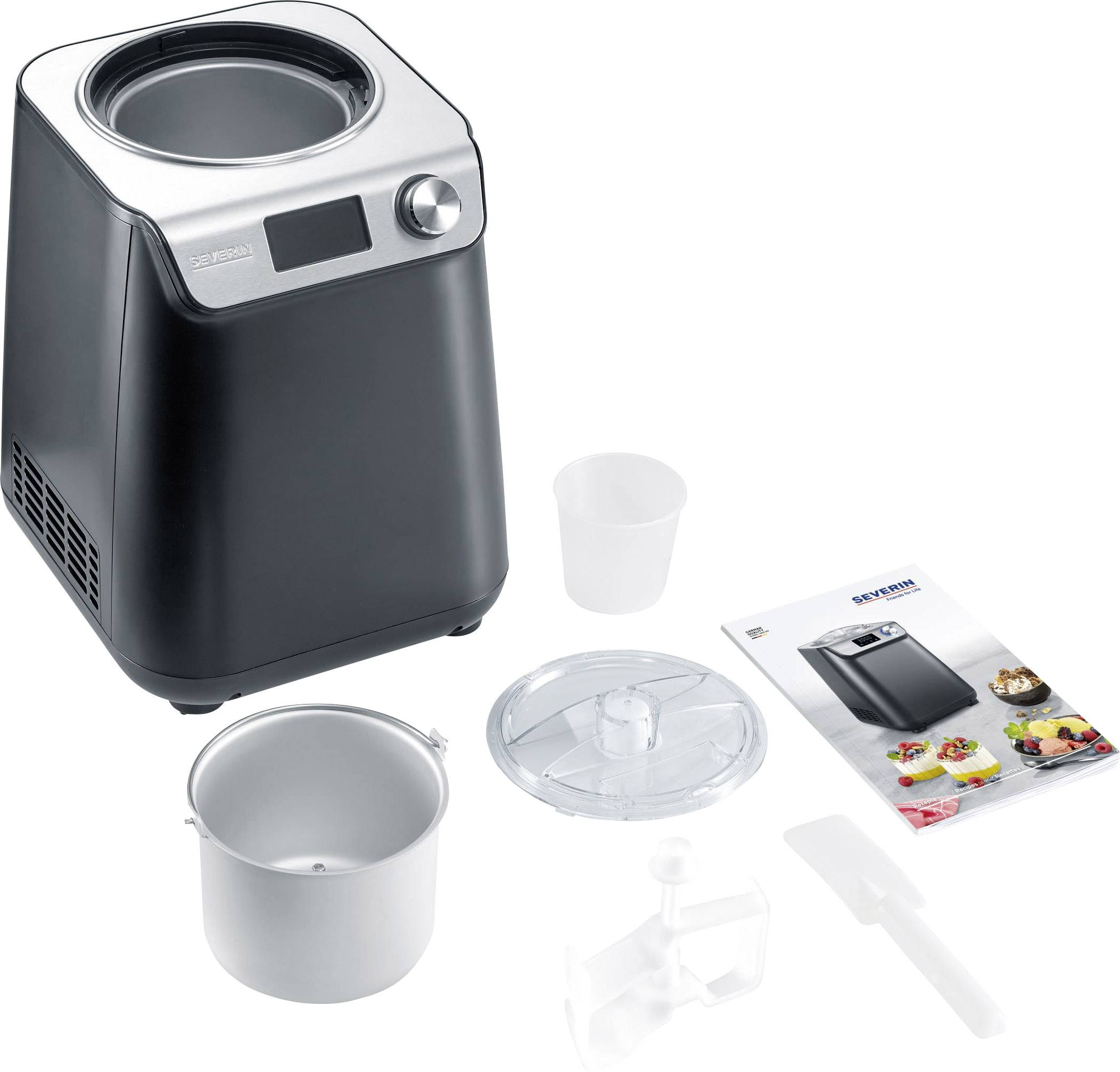 Severin EZ 7407 Eismaschine inkl. Kühlaggregat 1.2 l