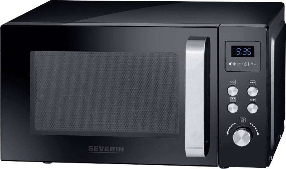 Severin MW 7750 Mikrowelle Schwarz 800W Grillfunktion