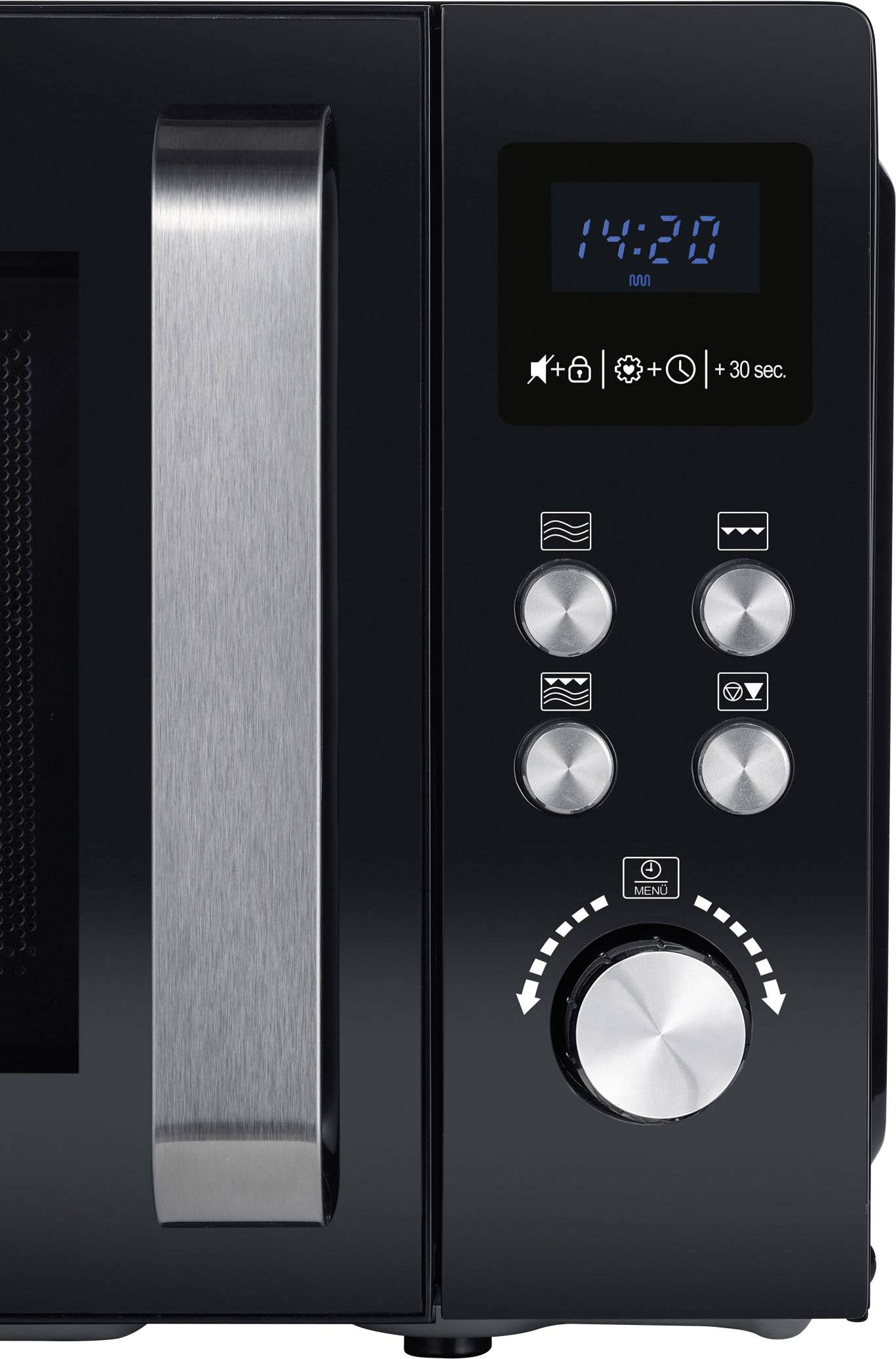 Severin MW 7750 Mikrowelle Schwarz 800W Grillfunktion