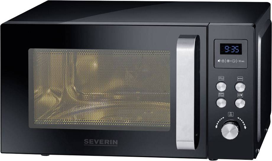 Severin MW 7750 Mikrowelle Schwarz 800W Grillfunktion