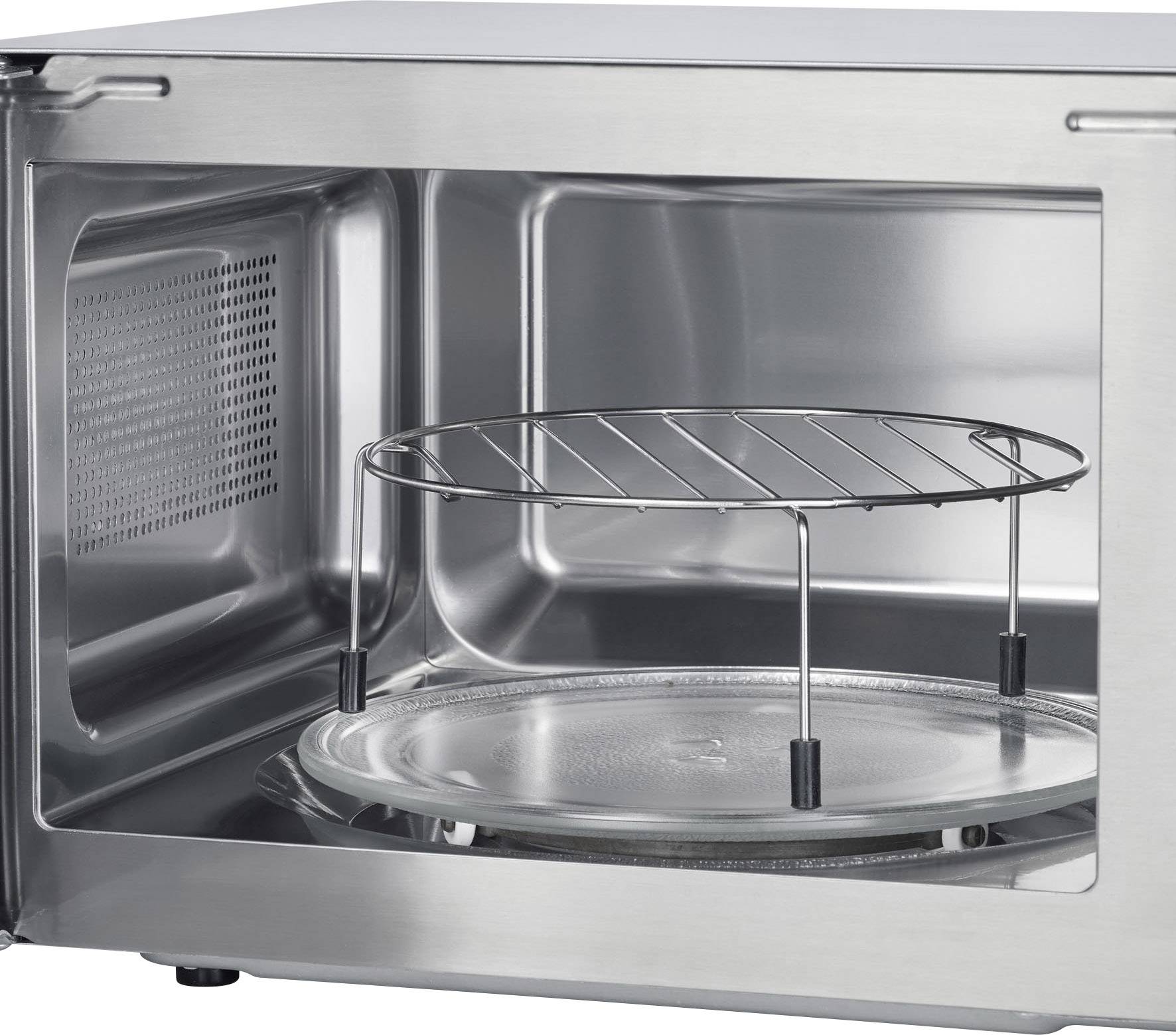 Severin MW 7751 Mikrowelle Silber 800W Grillfunktion