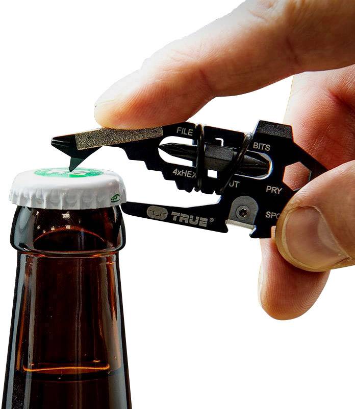 True Utility Fishface TU206 Multitool  Anzahl Funktionen 18 Schwarz