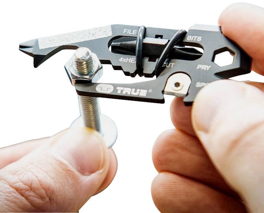 True Utility Fishface TU206 Multitool  Anzahl Funktionen 18 Schwarz