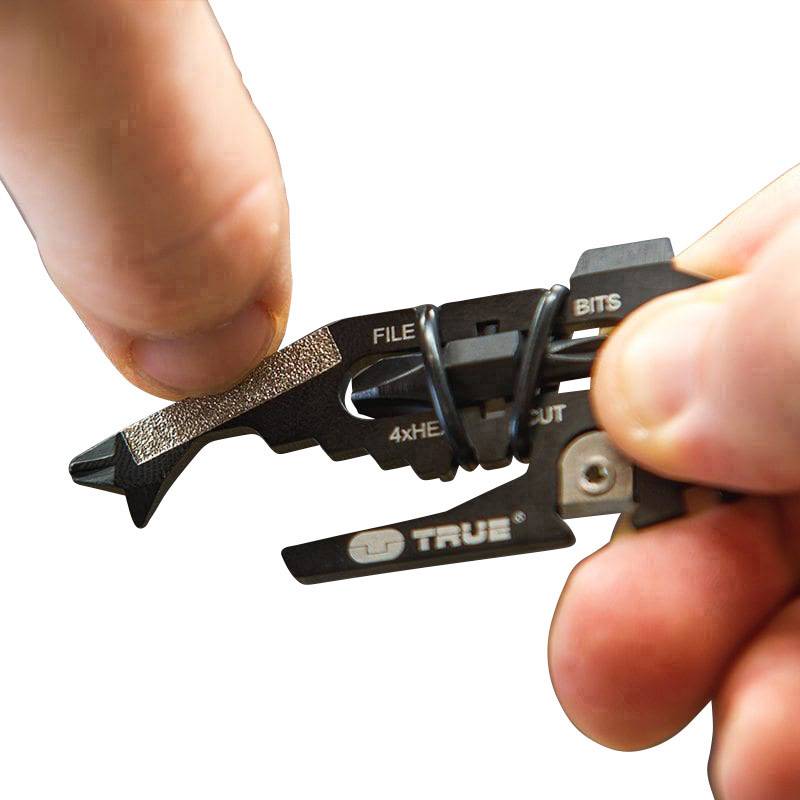 True Utility Fishface TU206 Multitool  Anzahl Funktionen 18 Schwarz