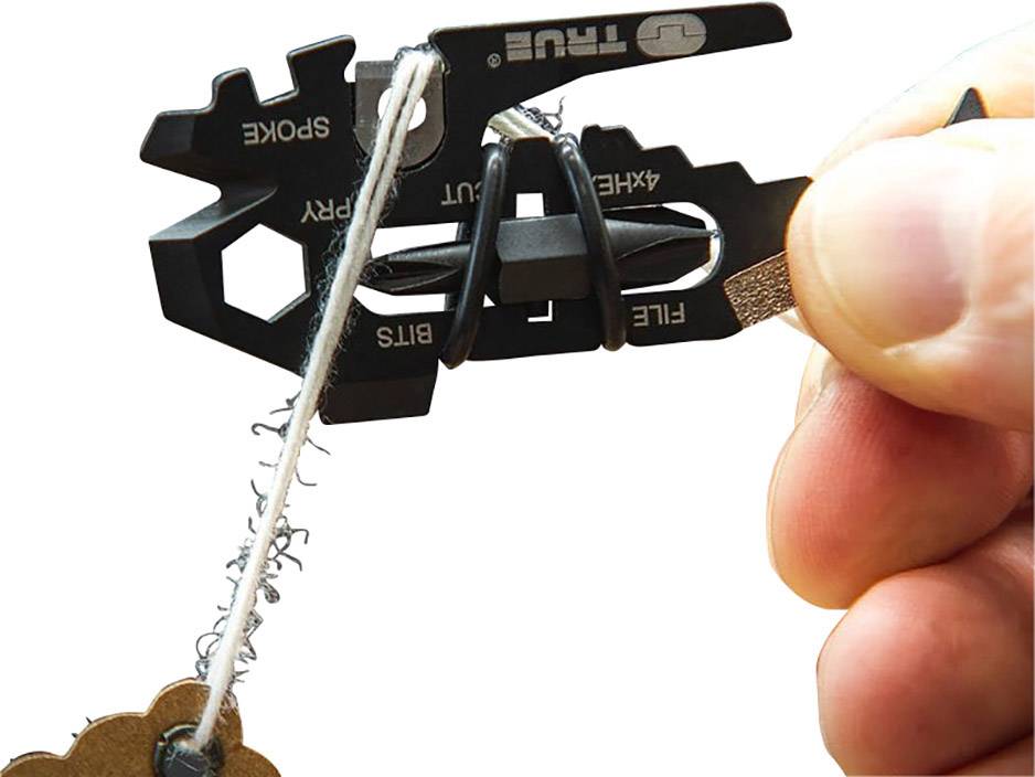 True Utility Fishface TU206 Multitool  Anzahl Funktionen 18 Schwarz