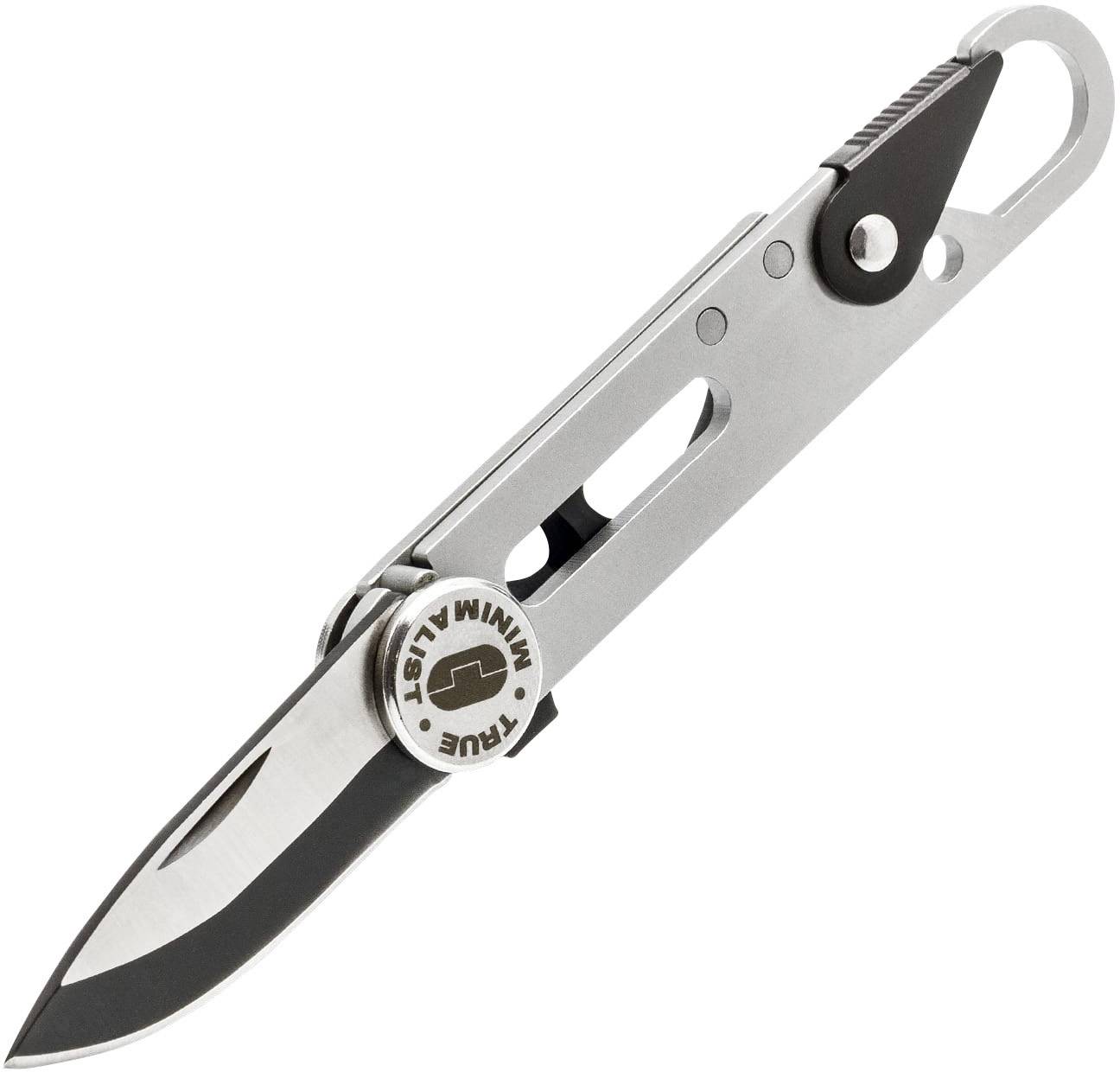 True Utility Minimalist TU208 Multitool Anzahl Funktionen 7 Edelstahl, Schwarz