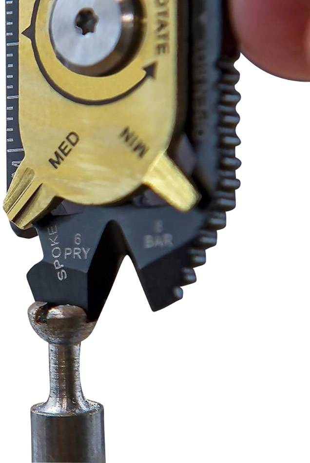 True Utility FIXR TU200B Multitool Anzahl Funktionen 18 Schwarz, Gold