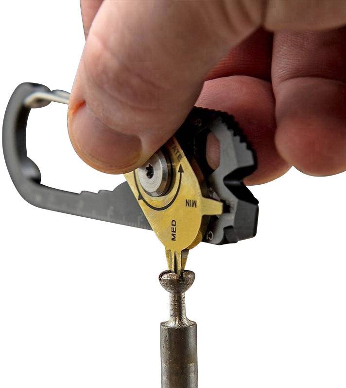 True Utility FIXR TU200B Multitool Anzahl Funktionen 18 Schwarz, Gold