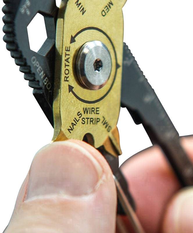 True Utility FIXR TU200B Multitool Anzahl Funktionen 18 Schwarz, Gold