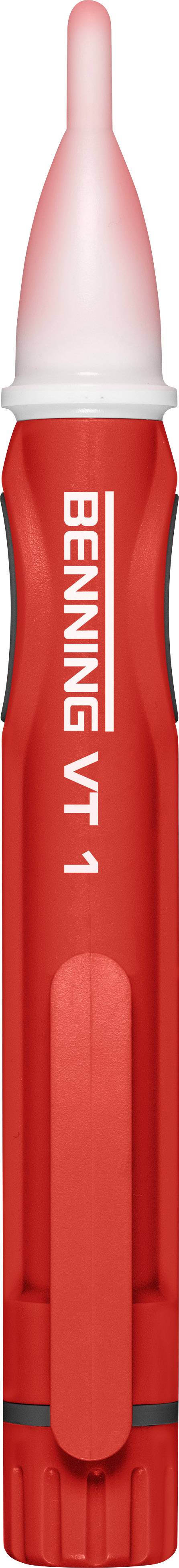 Benning VT 1 Berührungsloser Spannungsprüfer CAT III 1000 V, CAT IV 600V Akustik, LED