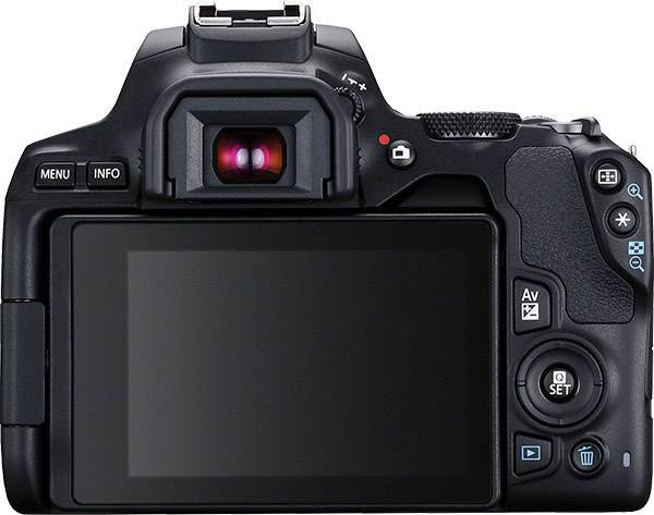 Canon EOS 250 D Digitale Spiegelreflexkamera EF-S 18-55 mm IS 25.80 Megapixel Schwarz 4K-Video, Blu
