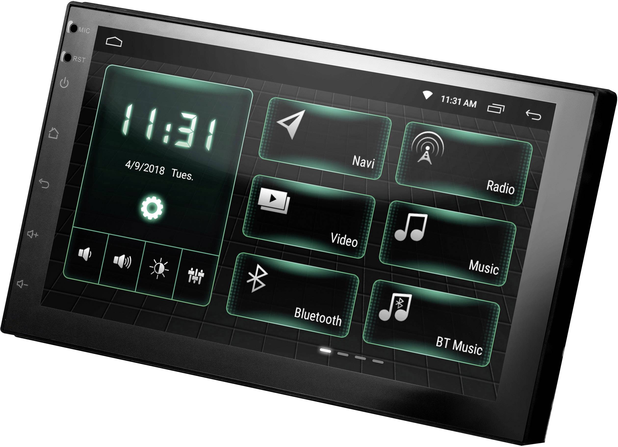 Phonocar VM001E Doppel-DIN Moniceiver Bluetooth®-Freisprecheinrichtung