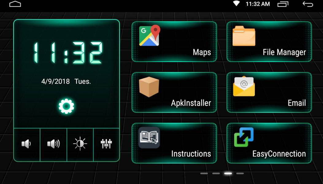 Phonocar VM001E Doppel-DIN Moniceiver Bluetooth®-Freisprecheinrichtung