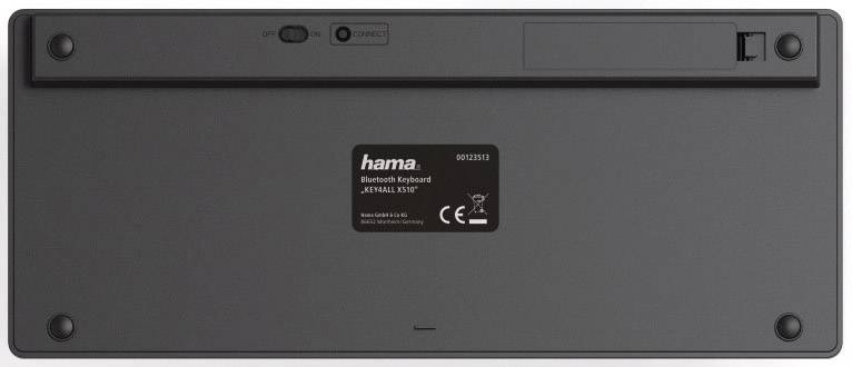 Hama KEY4ALL X510 Tablet-Tastatur Passend für Marke (Tablet): Universal Android™, Apple iOS®, Windows®