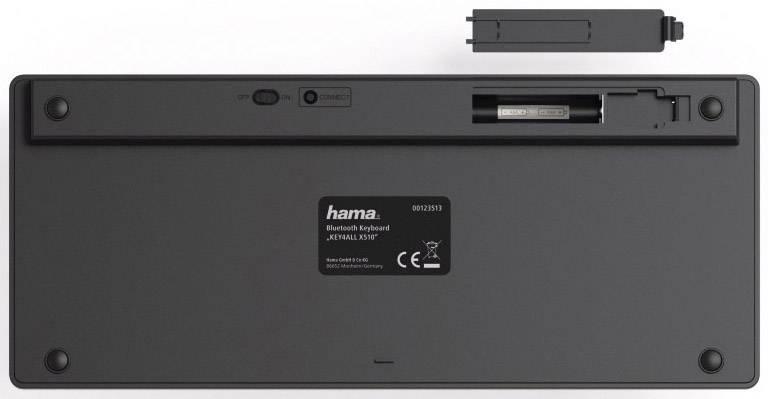 Hama KEY4ALL X510 Tablet-Tastatur Passend für Marke (Tablet): Universal Android™, Apple iOS®, Windows®