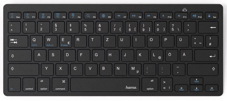 Hama KEY4ALL X510 Tablet-Tastatur Passend für Marke (Tablet): Universal Android™, Apple iOS®, Windows®