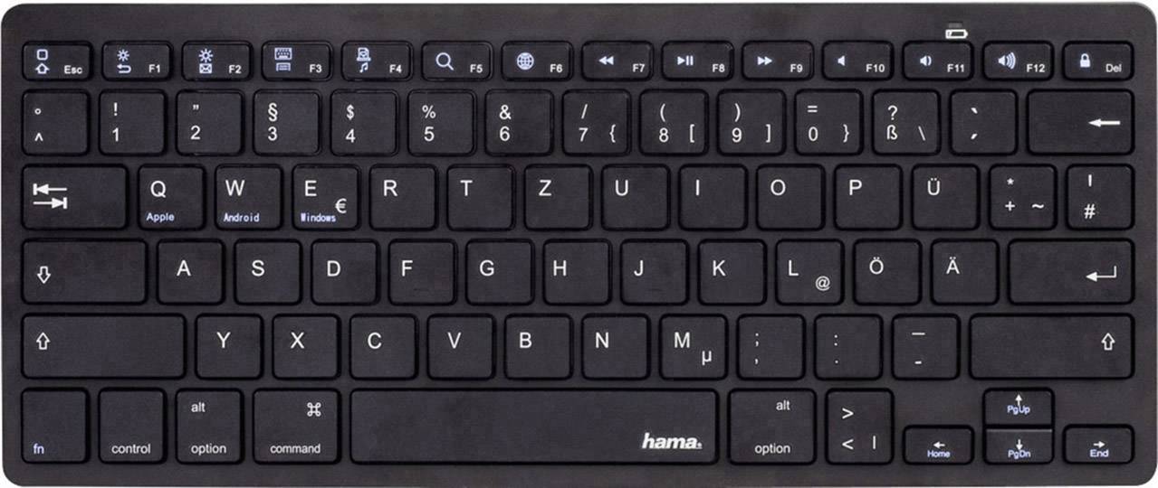 Hama KEY4ALL X510 Tablet-Tastatur Passend für Marke (Tablet): Universal Android™, Apple iOS®, Windows®