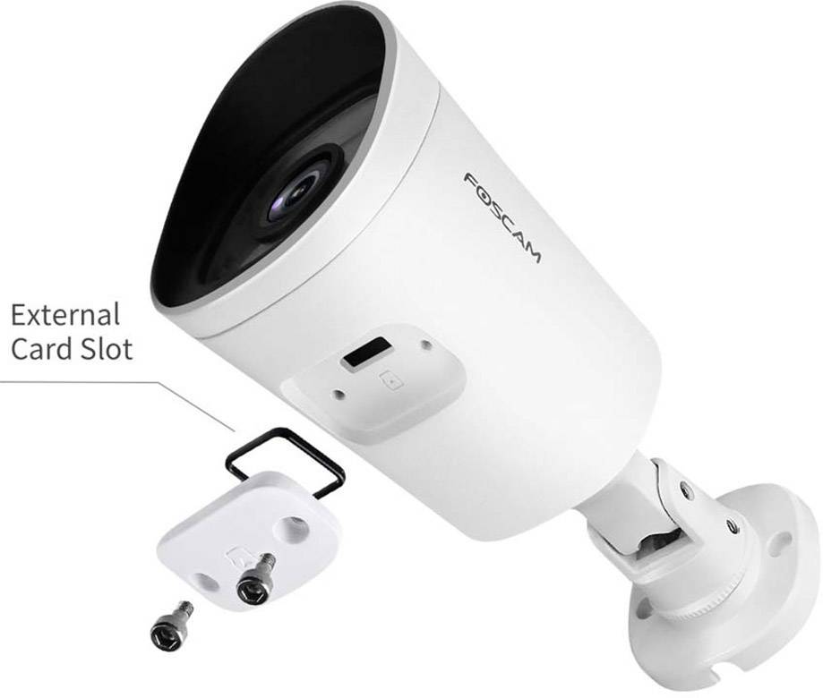 Foscam G4P white 00g4pw LAN, WLAN IP Überwachungskamera 2304 x 1536 Pixel