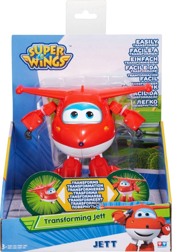 Super Wings JETT Transform Spielzeugfigur Medium - Transforming Jett