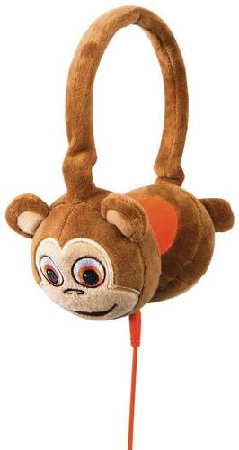 Plush Monkey Kinder On Ear Kopfhörer On Ear Lautstärkebegrenzung Braun