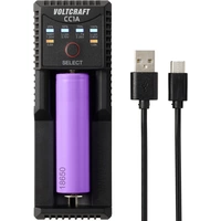 VOLTCRAFT CC1A Rundzellen-Ladegerät NiMH, LiIon, LiFePO, NiCd Mignon (AA), Micro (AAA), Baby VOLTCRAFT CC1A Rundzellen-Ladegerät NiMH, LiIon, LiFePO, NiCd Mignon (AA), Micro (AAA), Baby