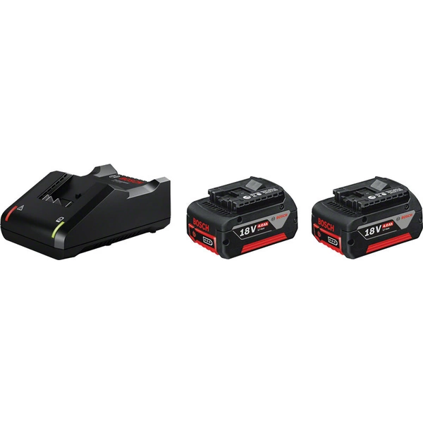 Bosch Professional 2x GBA 18V 4.0AH + GAL 18V-40 Professional 1600A019S0 Werkzeug-Akku und Ladegerät 18V 4Ah Li-Ion Bosch Professional 2x GBA 18V 4.0AH + GAL 18V-40 Professional 1600A019S0 Werkzeug-Akku und Ladegerät 18V 4Ah Li-Ion