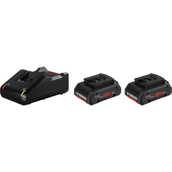 Bosch Professional 2x ProCORE18V 4.0Ah + GAL 18V-40 Professional 1600A01BA3 Werkzeug-Akku und Ladegerät 18V 4Ah Li-Ion Bosch Professional 2x ProCORE18V 4.0Ah + GAL 18V-40 Professional 1600A01BA3 Werkzeug-Akku und Ladegerät 18V 4Ah Li-Ion
