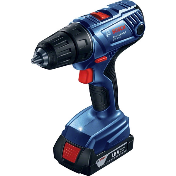 Bosch Professional 06019H1008 Akku-Bohrschrauber 18V Li-Ion inkl. 2. Akku, inkl. Ladegerät Bosch Professional 06019H1008 Akku-Bohrschrauber 18V Li-Ion inkl. 2. Akku, inkl. Ladegerät