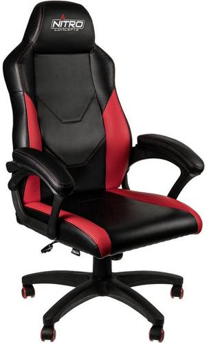 C100 Gaming-Stuhl Schwarz, Rot