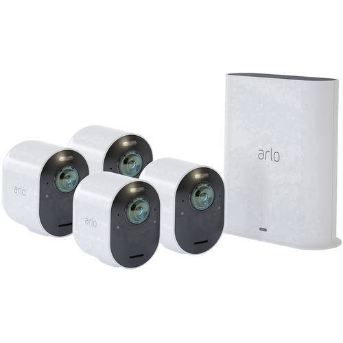 ARLO Arlo Ultra VMS5440 VMS5440-100EUS WLAN IP-Überwachungskamera-Set  mit 4 Kameras 3840 x 2160 Pixel