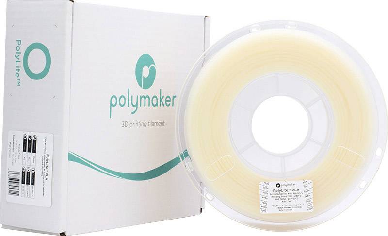 Polymaker 70200 Filament PLA 2.85 mm 1 kg Natur PolyLite 1 St.