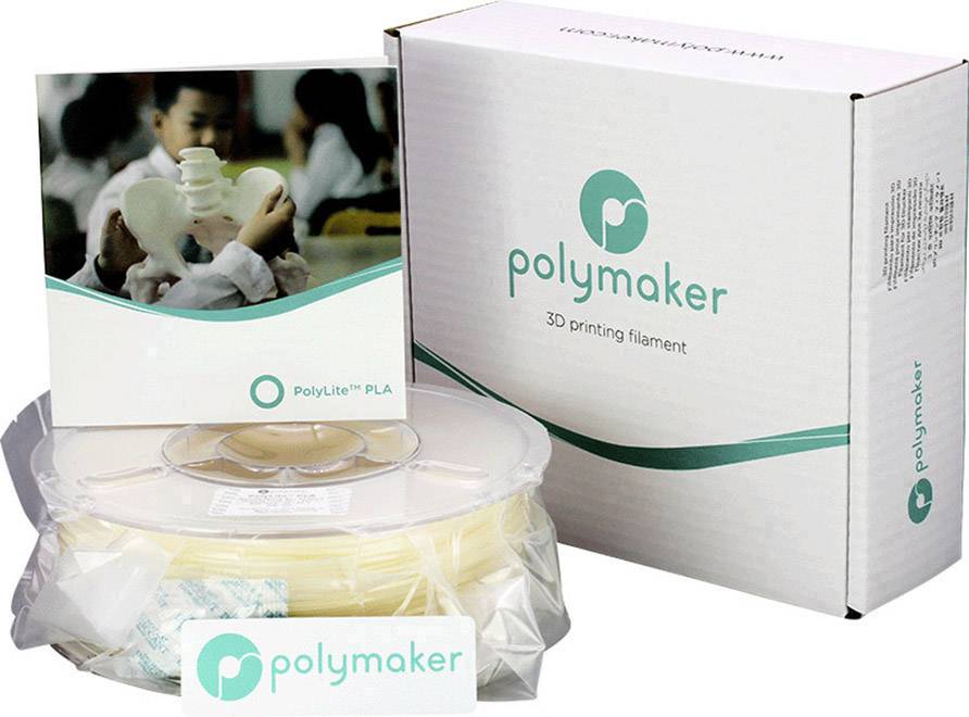 Polymaker 70200 Filament PLA 2.85 mm 1 kg Natur PolyLite 1 St.