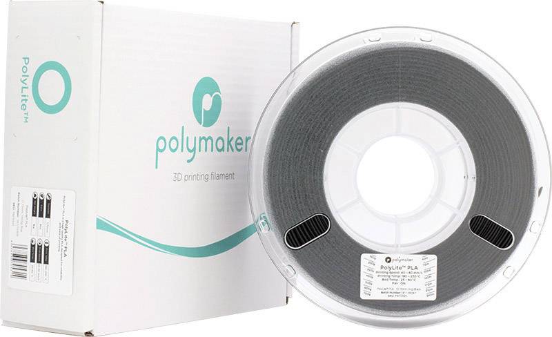 Polymaker 70596 Filament PLA 2.85mm 3kg Schwarz PolyLite 1St.