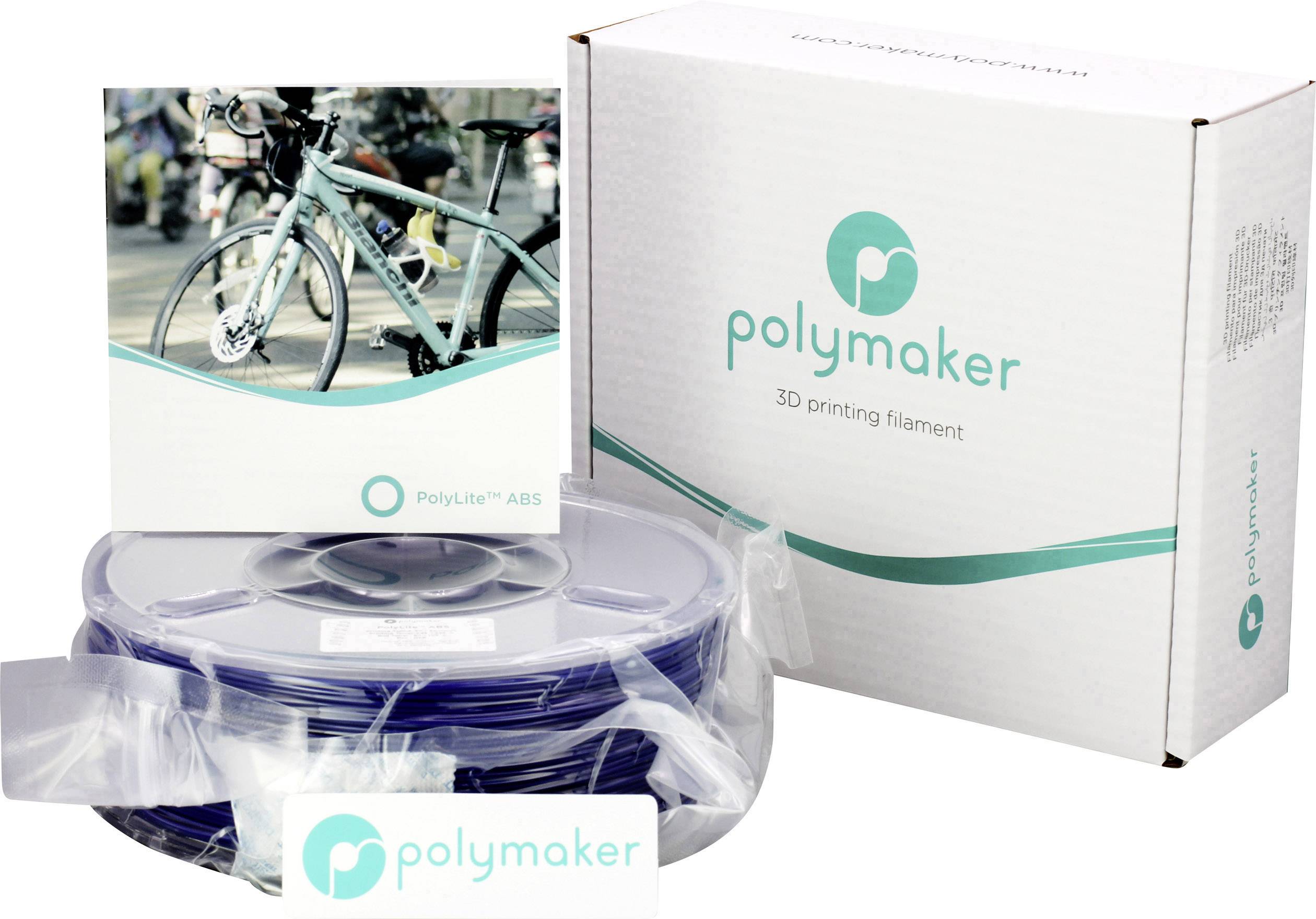 Polymaker 70640 Filament ABS 2.85mm 1kg Blau PolyLite 1St.