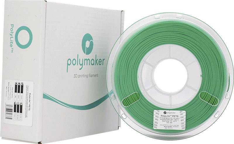 Polymaker 70067 Filament PETG 1.75 mm 1 kg Grün PolyLite 1 St.