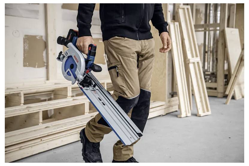 Bosch Professional GKS 18V-57G Akku-Handkreissäge Schnitttiefe max. (90°) 57mm ohne Akku, inkl. Parallelanschlag 18V