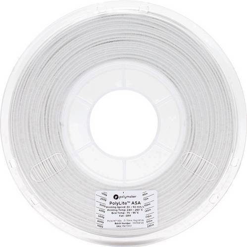 70199 Filament ASA 2.85mm 1kg Weiß PolyLite™ 1St.