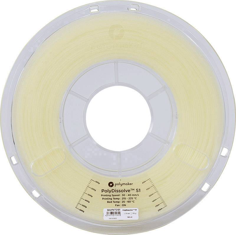Polymaker 70181 Filament 1.75 mm 750 g Natur PolyDissolve 1 St.