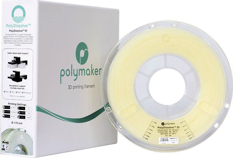 Polymaker 70181 Filament 1.75 mm 750 g Natur PolyDissolve 1 St.