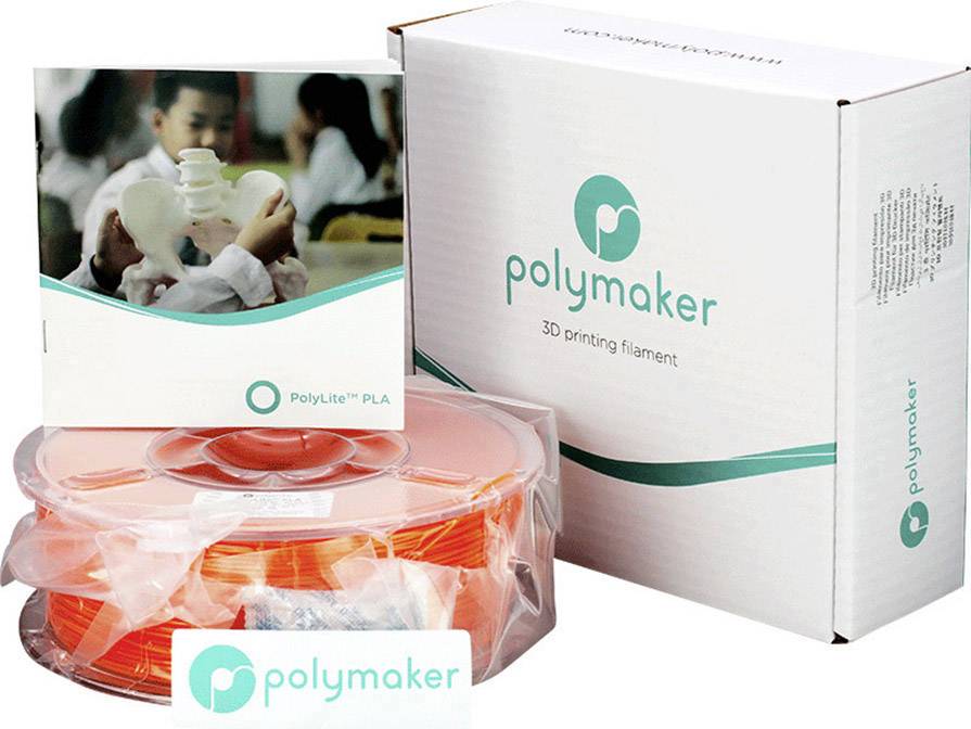 Polymaker 70535 Filament PLA 1.75 mm 1 kg Orange PolyLite 1 St.